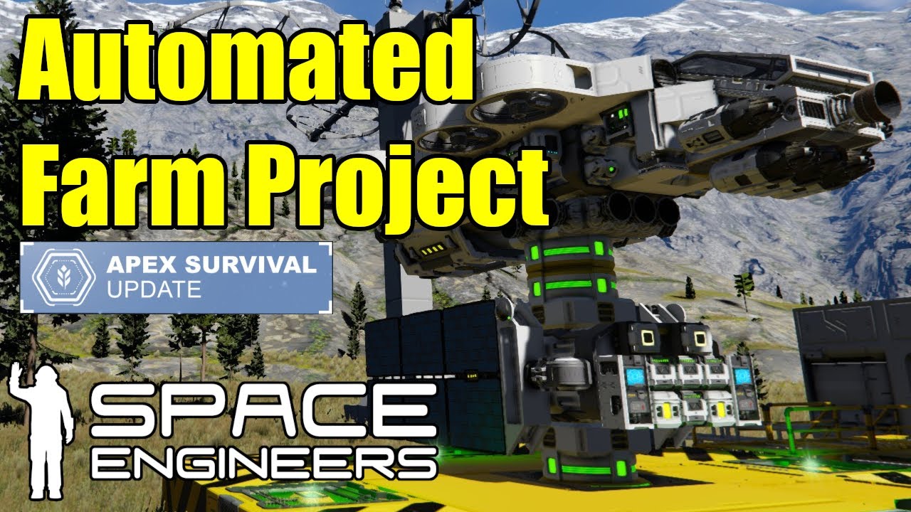 The Automated Farm Project ep12 | Space Engineers (Apex Survival) - YouTube