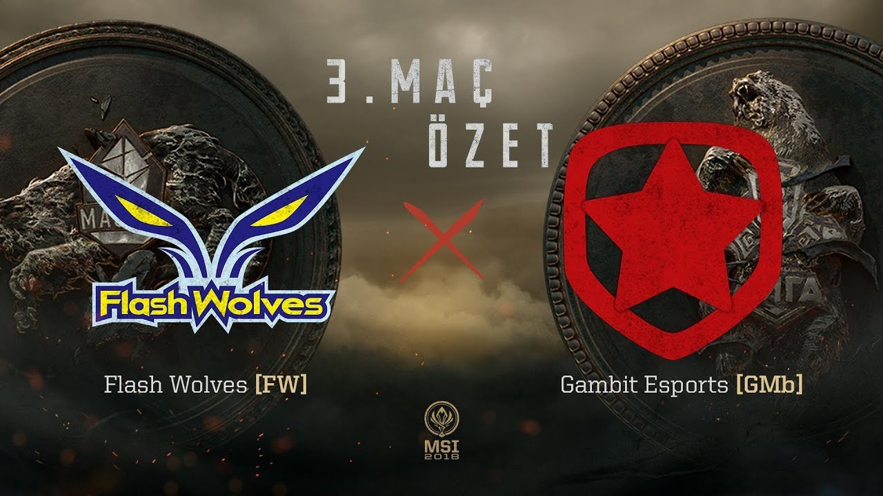 lol sylas oynanış Flash Wolves ( FW ) vs Gambit Esports ( GMB ) 3. Maç Özeti | MSI 2018 Ön Eleme Finalleri