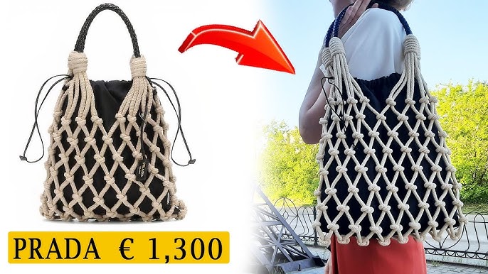 Tutorial:Borsa all'uncinetto realizzata su rete canvas. Crochet