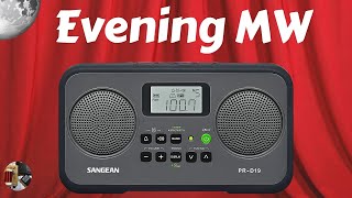 Sangean PRD19 AM FM Stereo Radio Evening MW