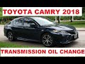 Замена масла АКПП Тойота Камри 2018 Toyota Camry Transmission fluid change AISIN UB80