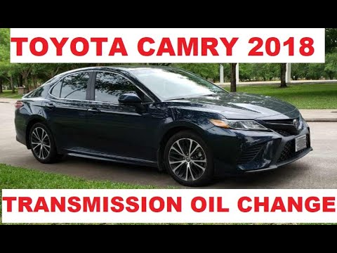Замена масла АКПП Тойота Камри 2018 Toyota Camry Transmission fluid change AISIN UB80 - YouTube