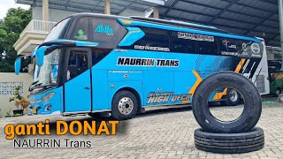 Ganti ban baru prepare ke pulau DEWATA. |vlog #buspariwisata #bismaniacommunity