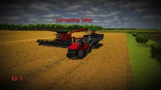 Harvesting the Oats! | Midwest Horizon | EP 5 | FS25 | Timelapse