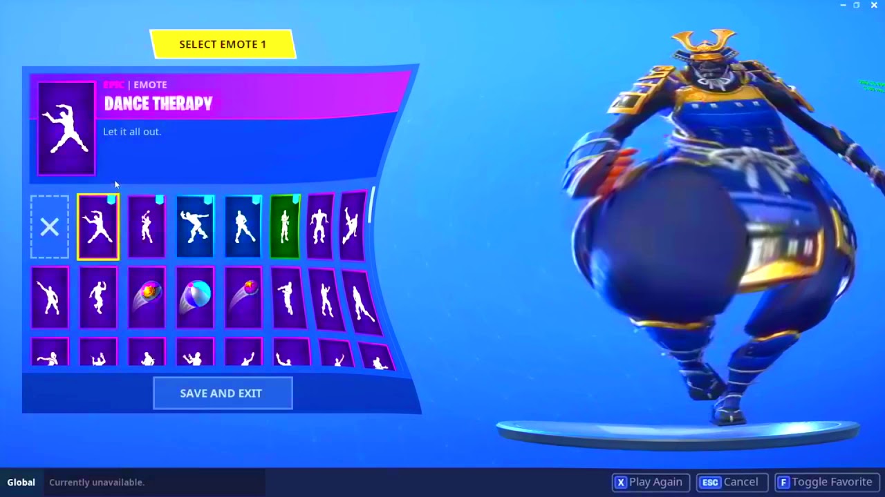 fortnite dance therapy emote bass boosted - fortnite dance therapy