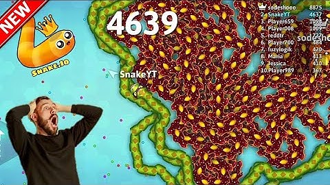 Snake.Io - Pro Giant Snake Vs Troll Tiny Snake! Epic Snakeio Gameplay