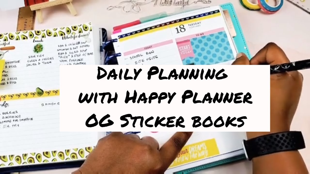 HOW I PLAN MY WEEK Erin Condren Daily Planner OG Sticker book