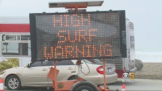 HIGH SURF WARNING: Officials warn Bay Area residents to stay away from beaches as high surf is expec