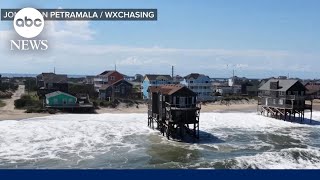 Hurricane Erin's projected path forecast to bring destructive waves
