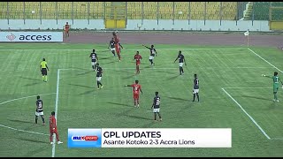 GPL MW21 | Kumasi Asante Kotoko 2-3 Accra Lions | Highlights | Max TV