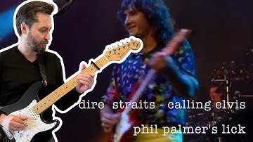 Dire Straits - Calling Elvis (live version): Phil Palmer