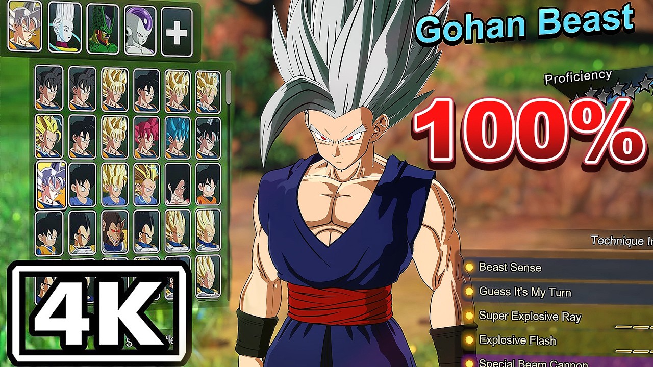 DRAGON BALL Sparking ZERO - All 193 Characters [100% FULL ROSTER/DLC INCLUDED] (4K)