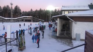 Открытие лыжного сезона на лыжной базе города Югорск