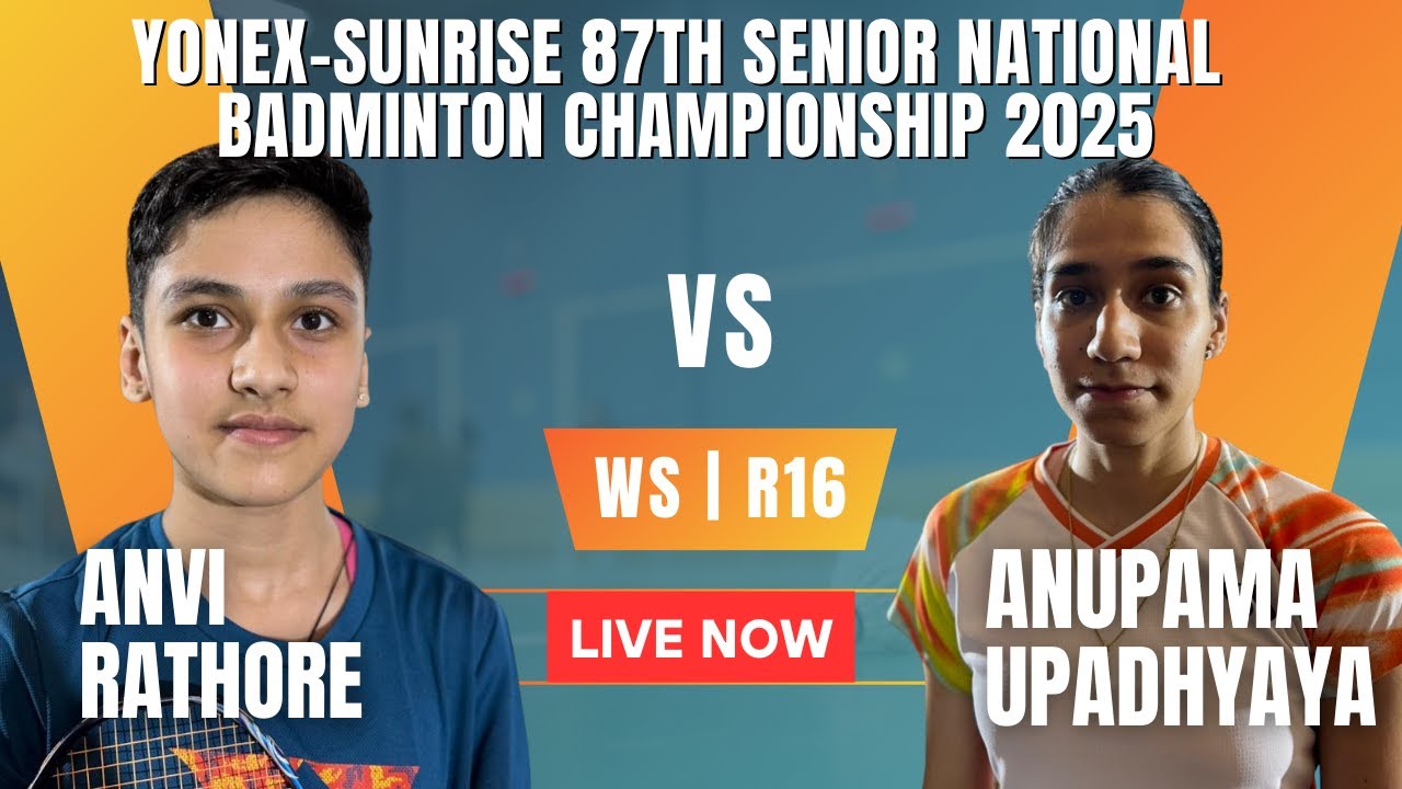 WS | R16 | Anvi RATHORE VS Anupama UPADHYAYA[2] #BWF #badminton # ...