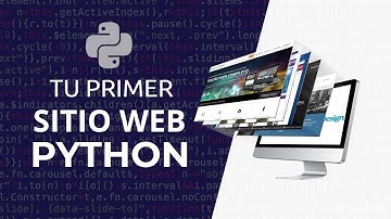 Tu primer Página Web con Python3  2019