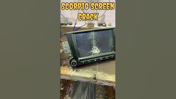 Scorpio screen crack #scorpio #scorpios11 #scorpiomusicsystem #repair 7678486507
