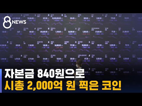   자본금 840원으로 시총 2 000억 원 찍은 코인 SBS