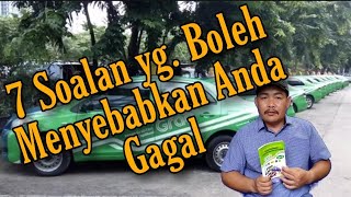 (GRAB) PSV E-hailing. Tips LULUS!! (GRAB) PSV E-hailing. Tips LULUS!!