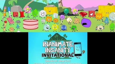 Inanimate insanity invitational intro comparison(Original BFDI and BFB comparison)