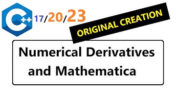 150- Mathematical Theory Behind Numerical Derivatives, Mathematica, Solve System of Linear Equations