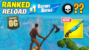Fortnite Reload | High Kill Solo RANKED Win Gameplay (Fortnite Chapter 7)
