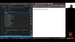 Working With For Loop In Javascript.