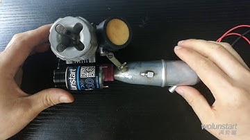 Install video of wolunstart Rc Electric Starter engine starter for z10 rc car