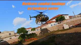 Arma 3 - Hardcore combat landings p2 ✔️Hummingbird✔️Blackfish✔️Hellcat