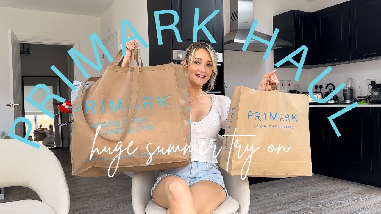 PRIMARK | HUGE SUMMER TRY ON HAUL. CO ORDS, WHITE DRESSES, BRODERIE 