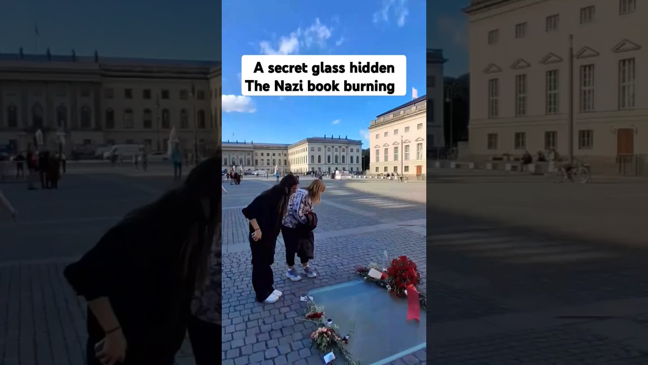 A Secret Glass Hidden The Nazi Book Burning 