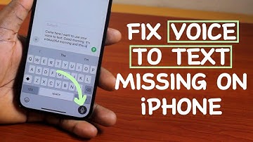 How to Fix Voice to Text Missing on iPhone Keyboard