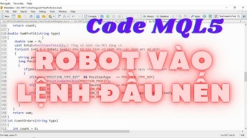 Tập 21 Code MQL5 Lap Trinh robot MT5 vào lệnh đầu nến - Tự học code robot Forex
