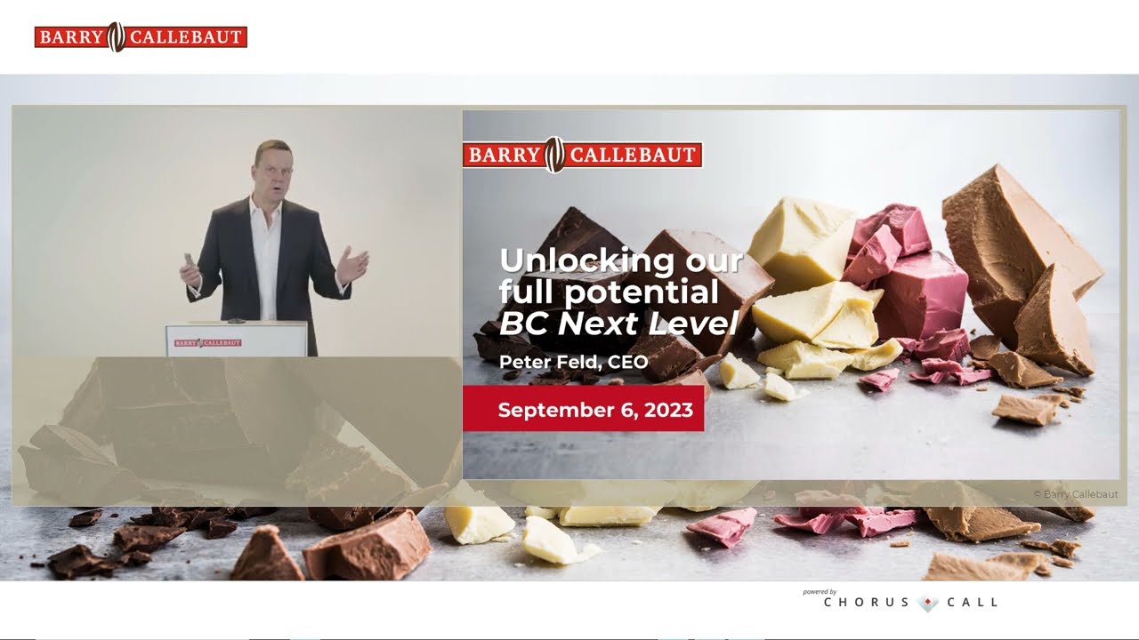 Barry Callebaut announces 500 million Swiss franc investment plan