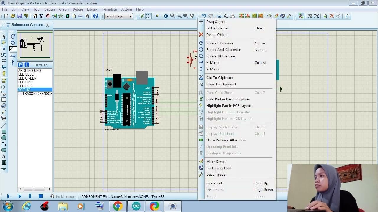Simulasi Arduino Uno, Ultrasonic Sensor, LED dan Virtual Terminal di ...