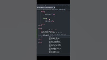 JavaScript arrow function without parentheses #javascript #arrow #function #shorts
