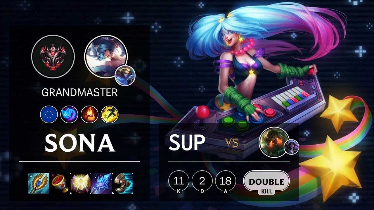 Sona Support vs Nautilus EUW Grandmaster Patch 10.6 YouTube