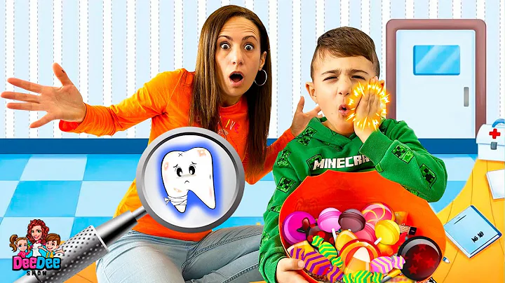 DeeDee and Matteo Visit The Dentist | Story For Kids