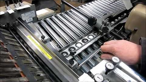 2000 2013 Baum 2020 Pile Feed Paper Folder w 8 Page Unit