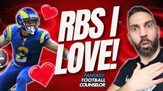 3 MUST HAVE Fantasy Football RBs I love for 2024!