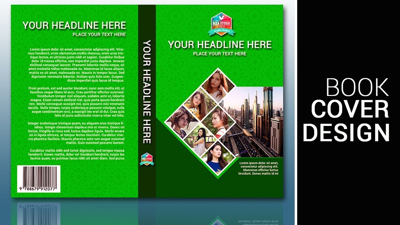  Cara  membuat  Cover Buku dengan  photoshop  BOOK COVER 