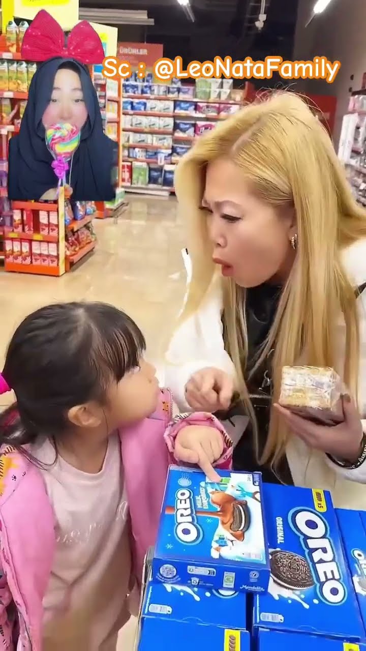 DIA INGIN OREO TAPI MAMA PELIT ⁉️? @LeoNataFamily #shorts #funny #dubbing