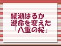 綾瀬はるか　運命を変えた「八重の桜」