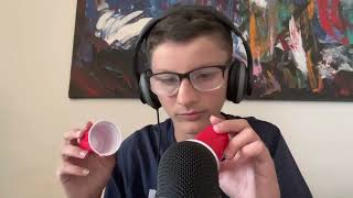 Mini Red Solo Cups ASMR