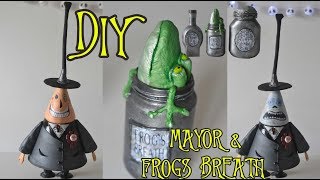 DIY Mayor of Halloween town, Sally’s spice jars Nightmare Before Christmas Decorations