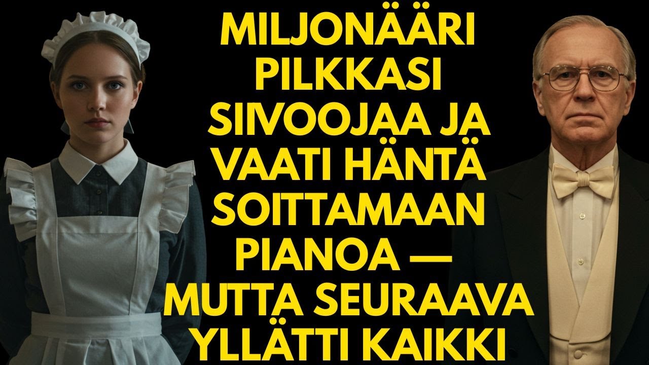 MILJONÄÄRI PILKKASI SIIVOOJAA JA VAATI HÄNTÄ SOITTAMAAN PIANOA — MUTTA SEURAAVA YLLÄTTI KAIKKI