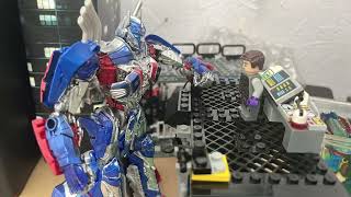 Lego + Transformers Stop Motion walking animation test