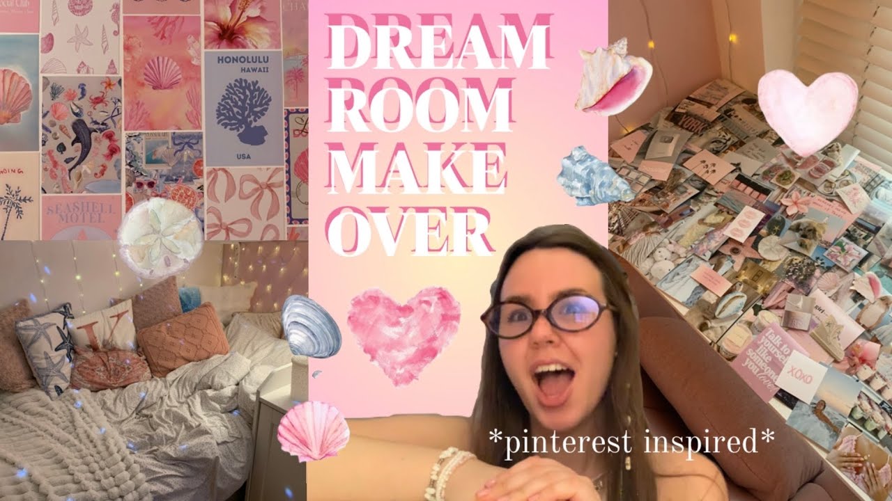 turning my room into my pinterest board... (room makeover vlog) - YouTube