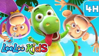 Move Like a Monkey | PARTY MIX For Kids and Toddlers | Preschool Fun | Toddler Videos | LooLoo Kids