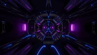 4k abstract sci-fi tunnel vj motion background