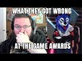 What they got WRONG At The Game Awards!  The Cringe Was Present.